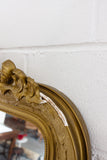 19th century grand Louis Philippe mirror with cornice top
