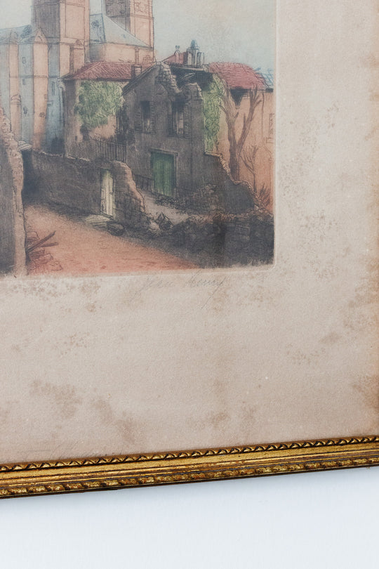 après le bombardement
