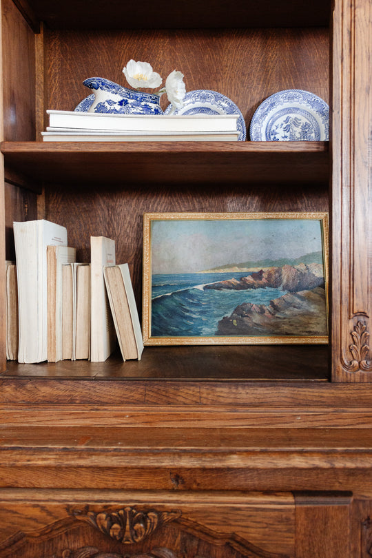 vagues sur les rochers