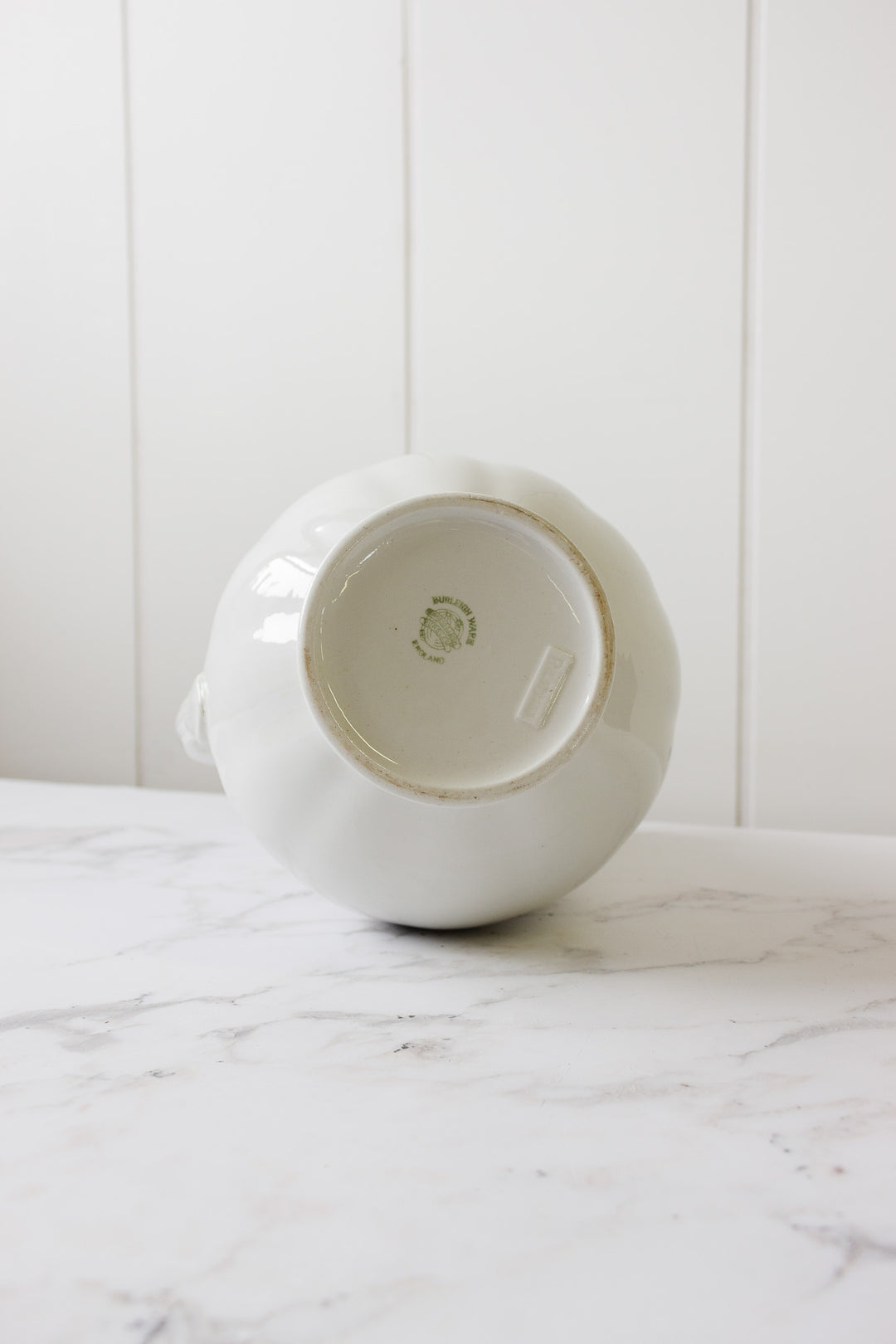 antique English burleighware ironstone wash basin