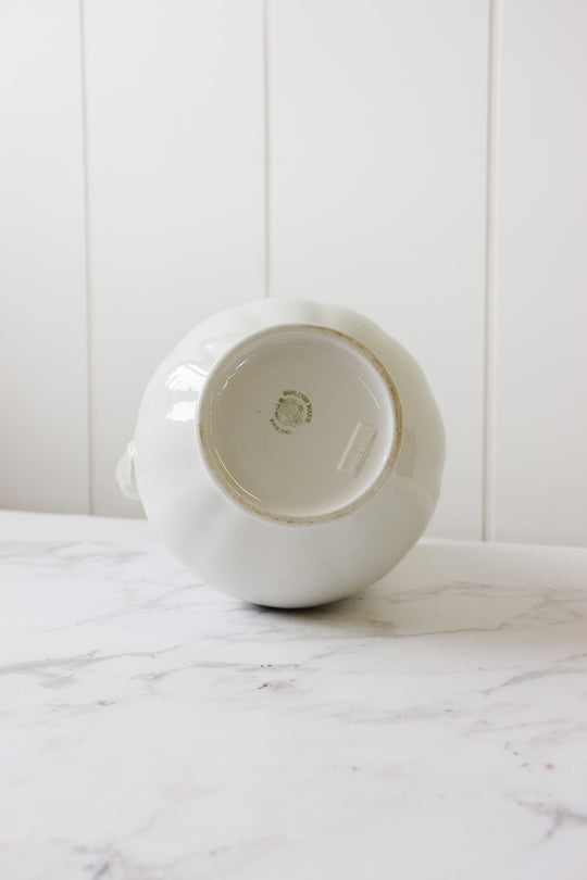 antique English burleighware ironstone wash basin