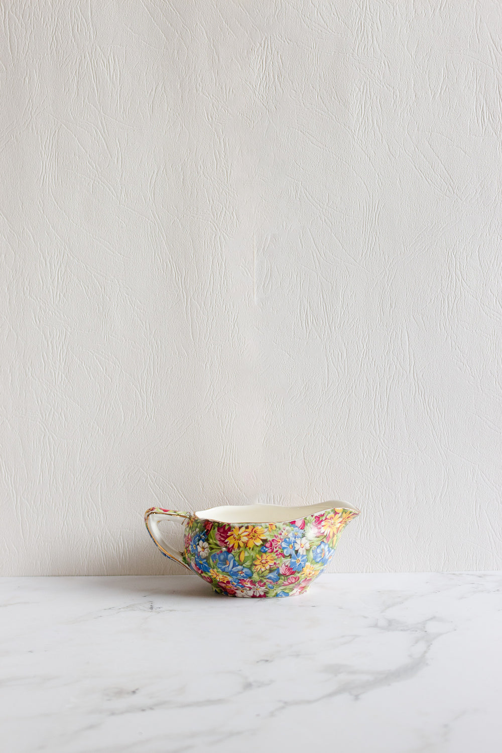 royal winton "julia" chintz gravy boat