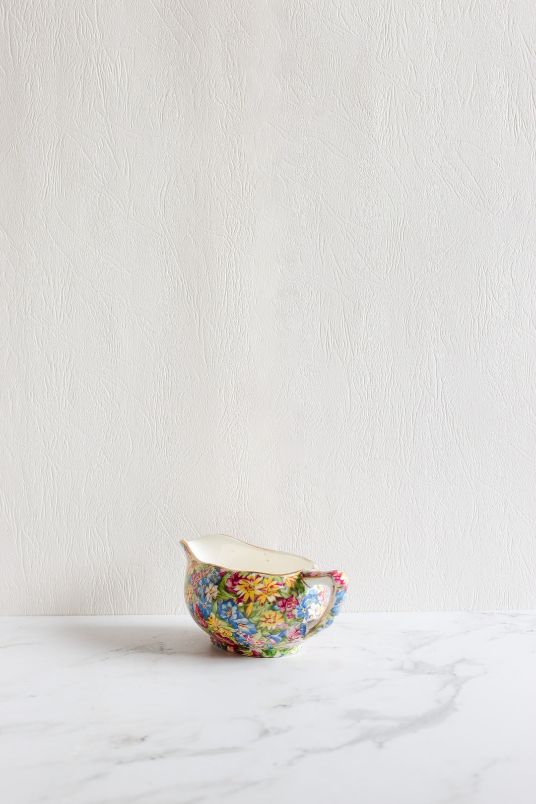 royal winton "julia" chintz gravy boat
