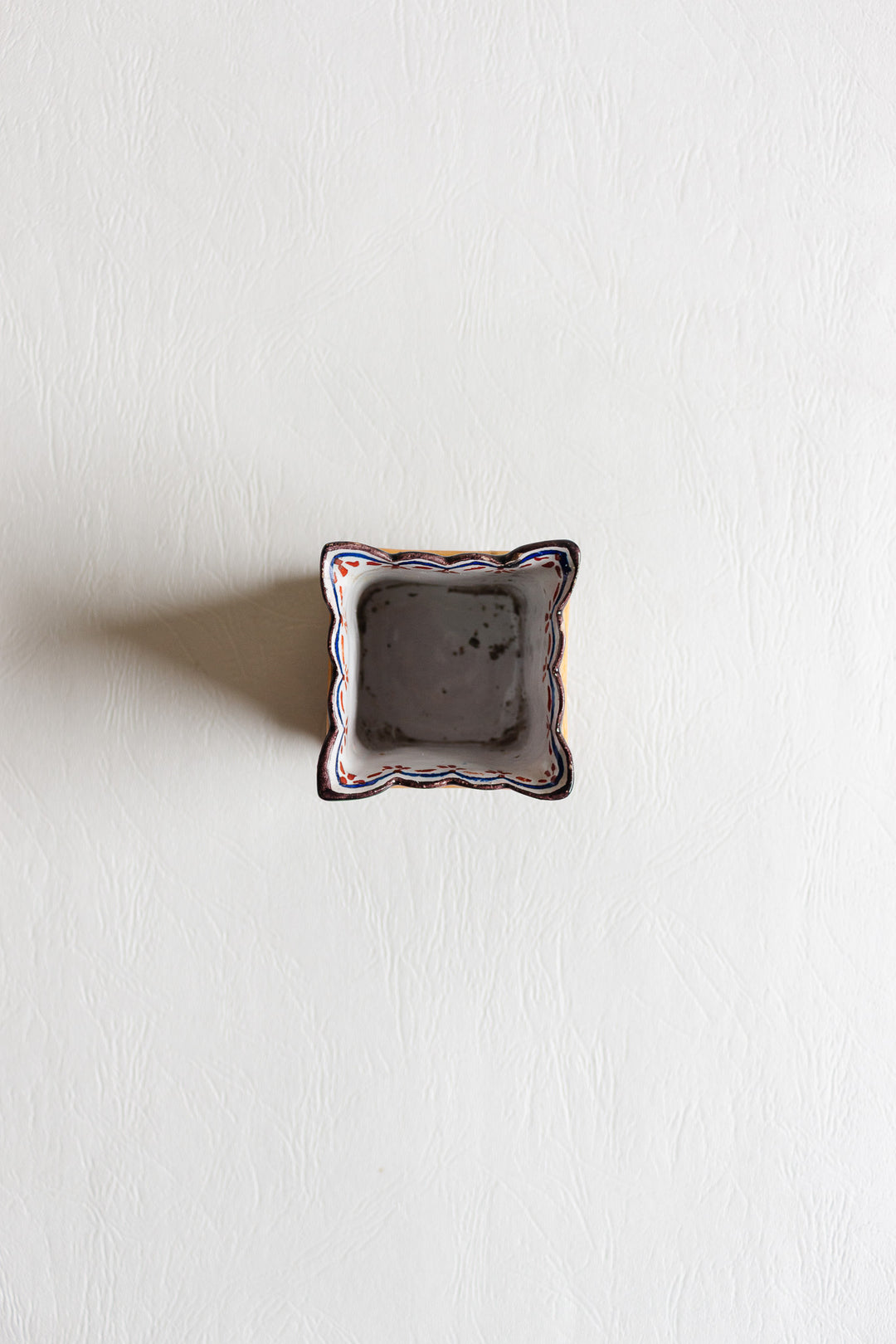 1930s italian majolica square canister pair