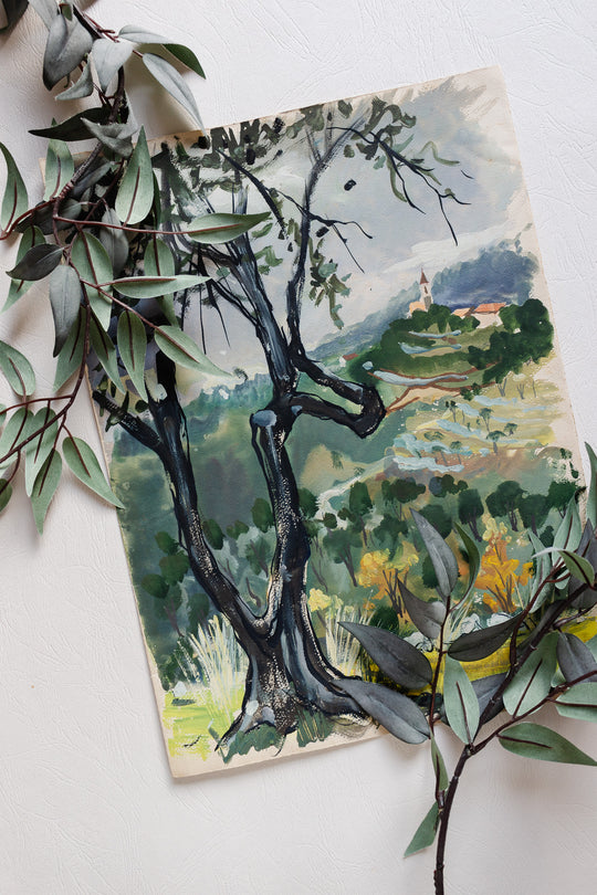 l'arbre dans les collines