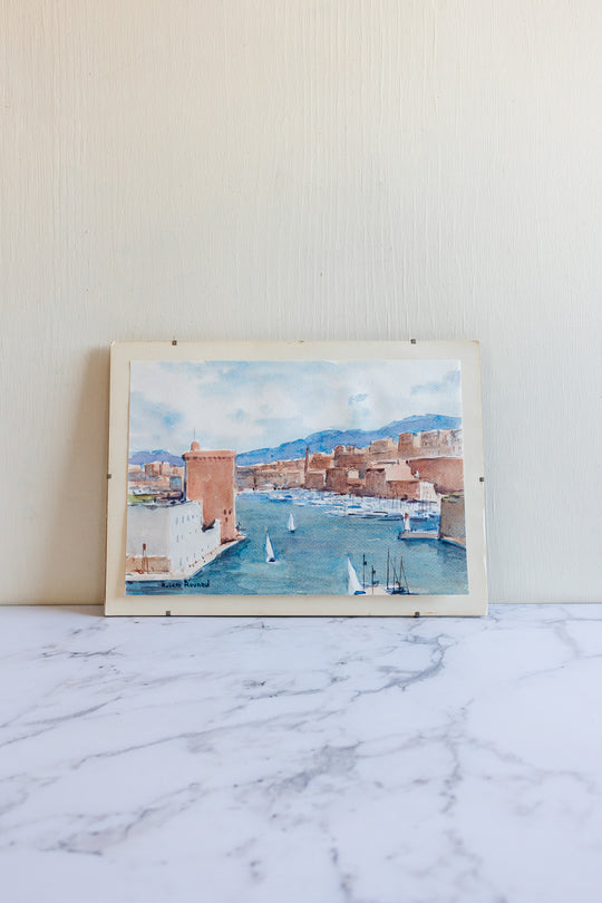bateaux en aquarelle