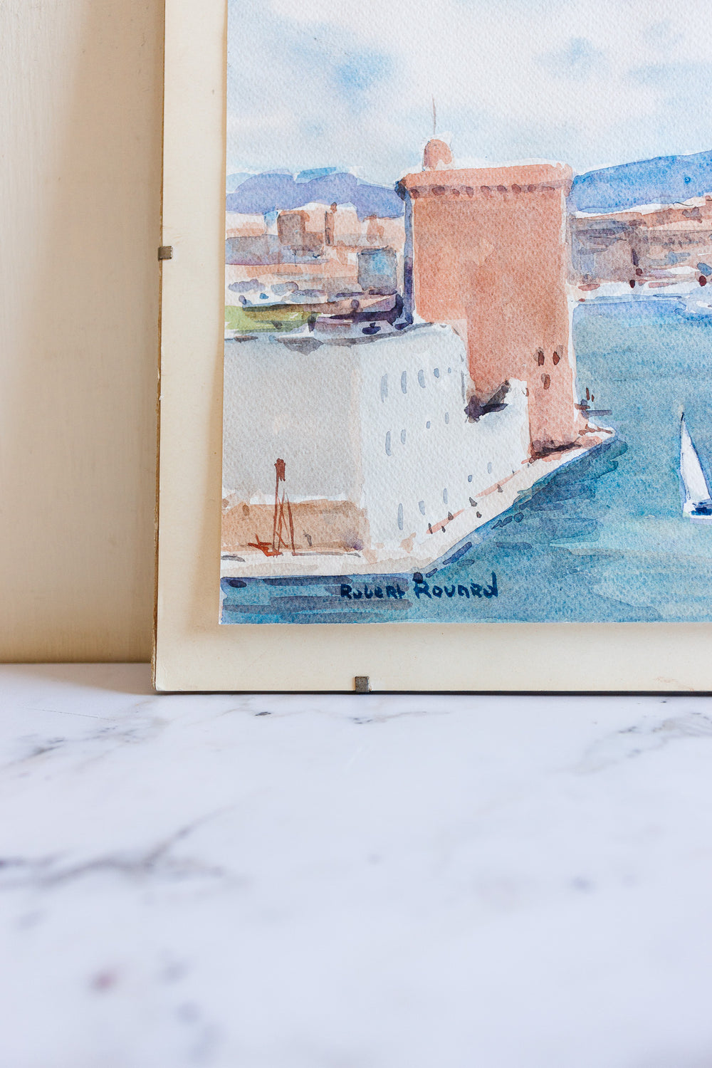 bateaux en aquarelle