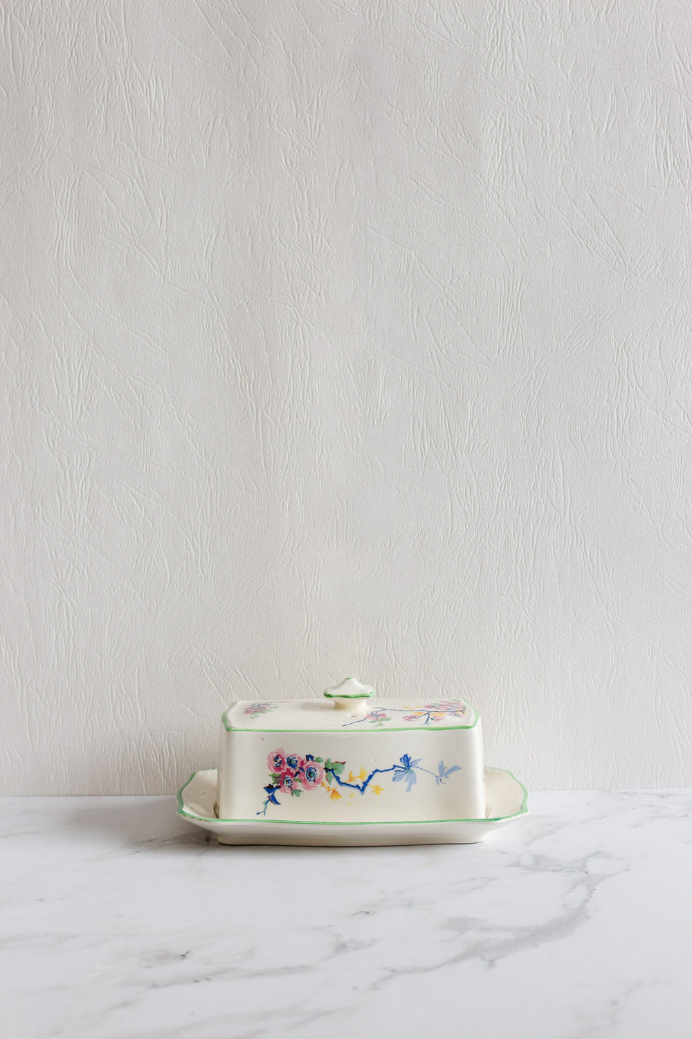 royal winton grimwades hand painted butter dish