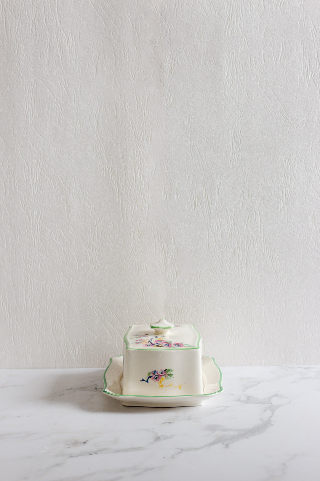 royal winton grimwades hand painted butter dish