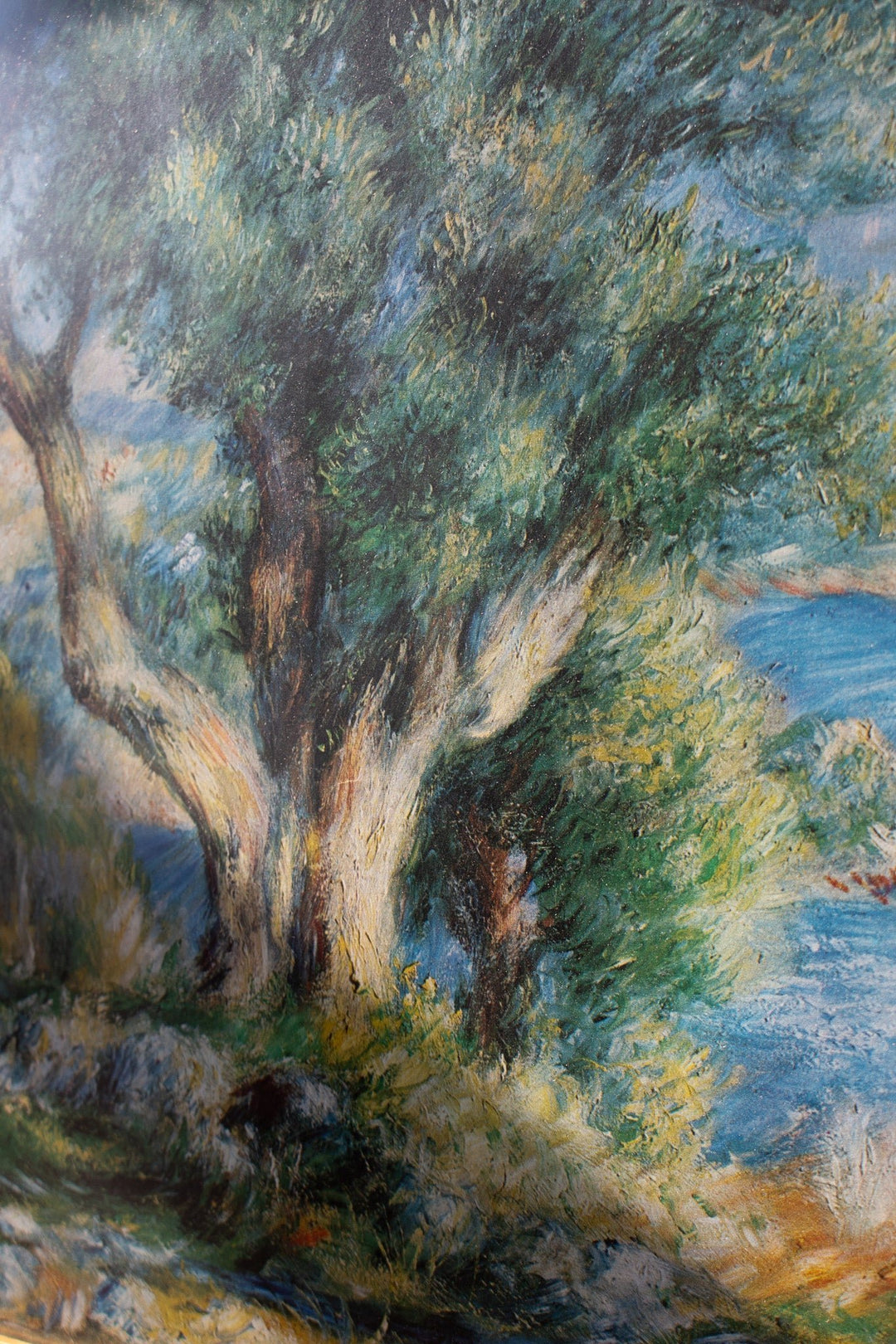 "landscape on the coast near Menton" by Pierre Auguste Renoir - Joliette