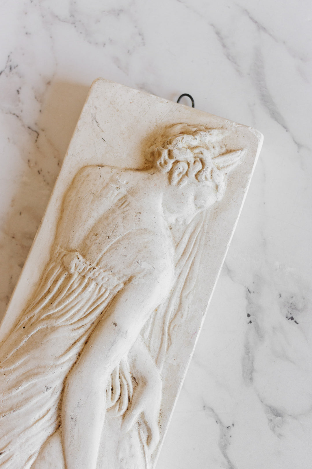 vintage french bas-relief nymph sculpture