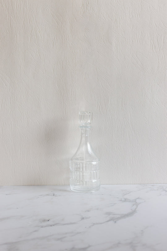 vintage french cut glass decanter