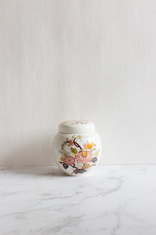 vintage sadler chinoiserie ginger jar