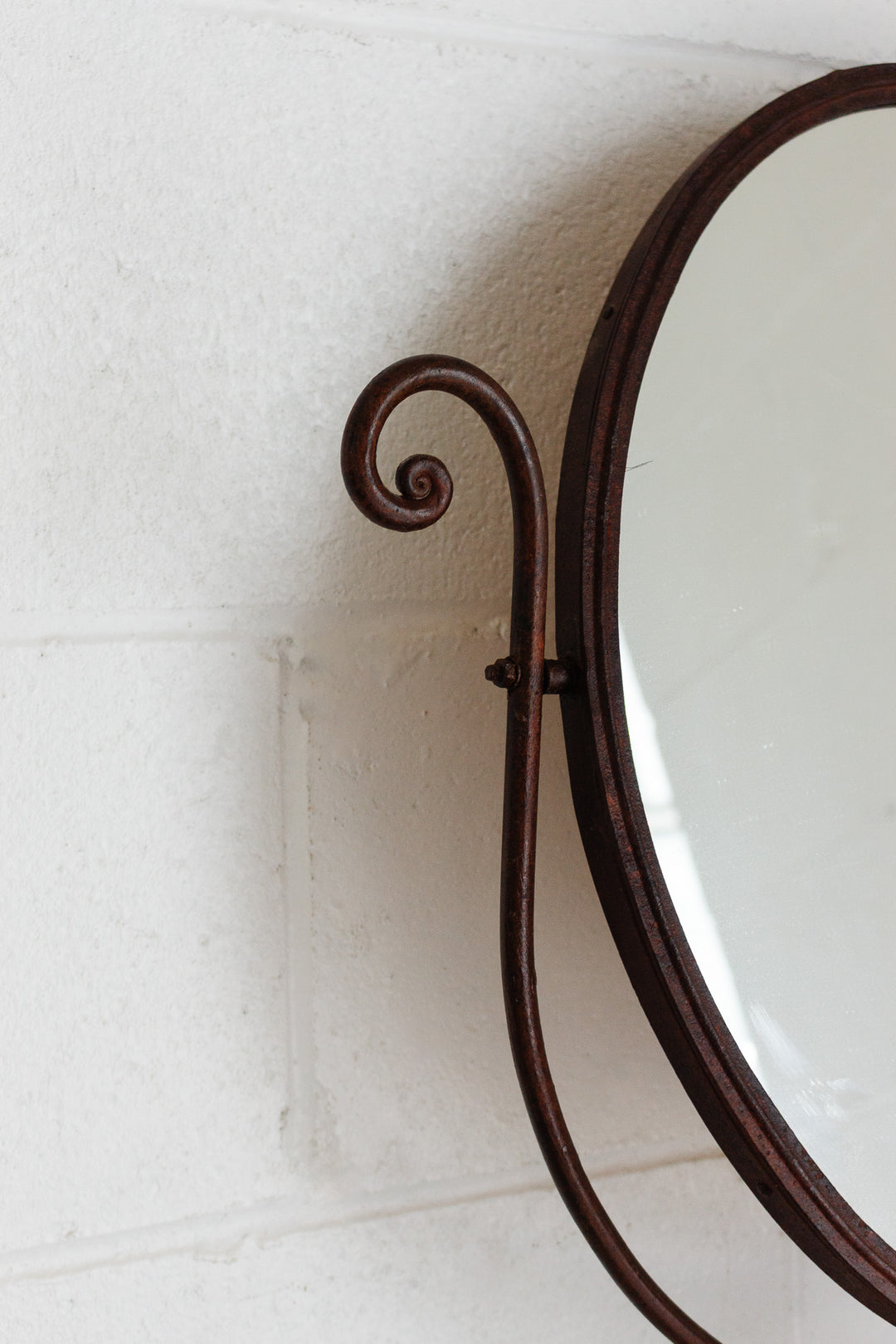 1930s french wrought iron and marble dressing table