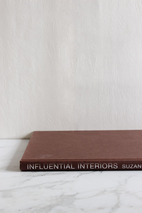 influential interiors vintage coffee table book