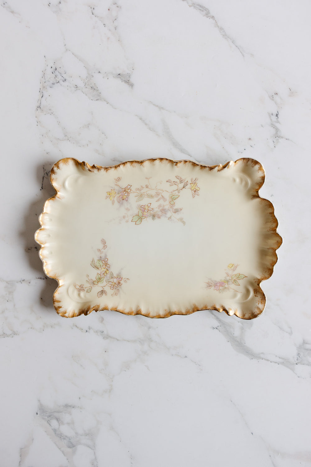 turn of the century hand painted limoges platter