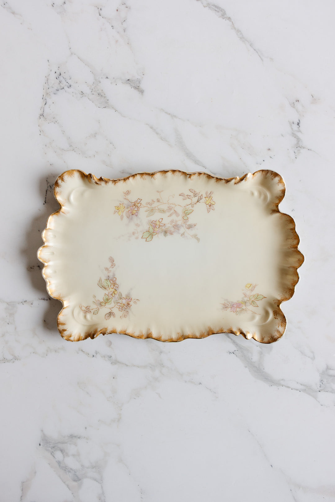 turn of the century hand painted limoges platter