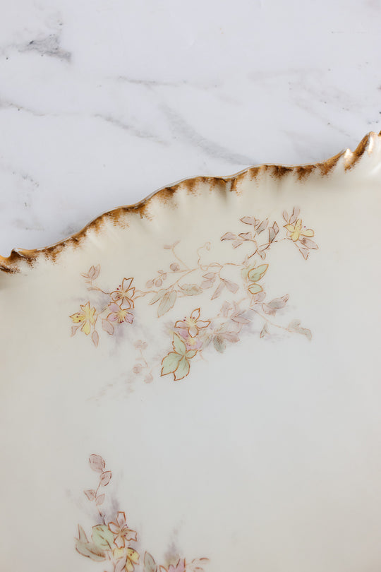 turn of the century hand painted limoges platter