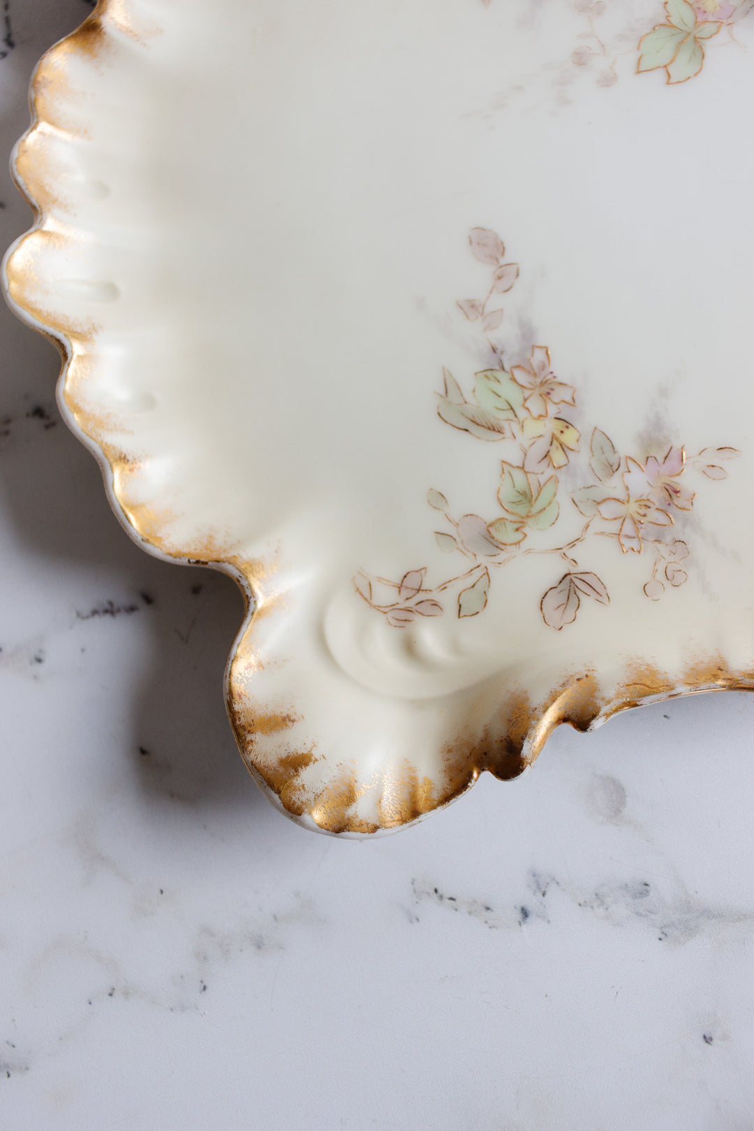 turn of the century hand painted limoges platter