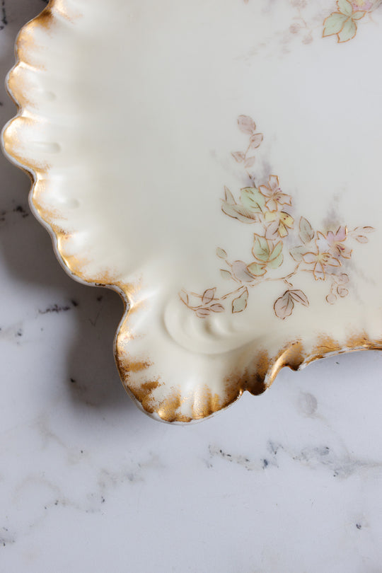 turn of the century hand painted limoges platter