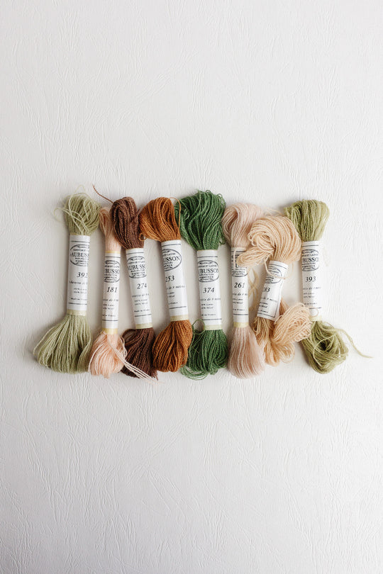 skeins of 100% wool embroidery thread by Robert Four France