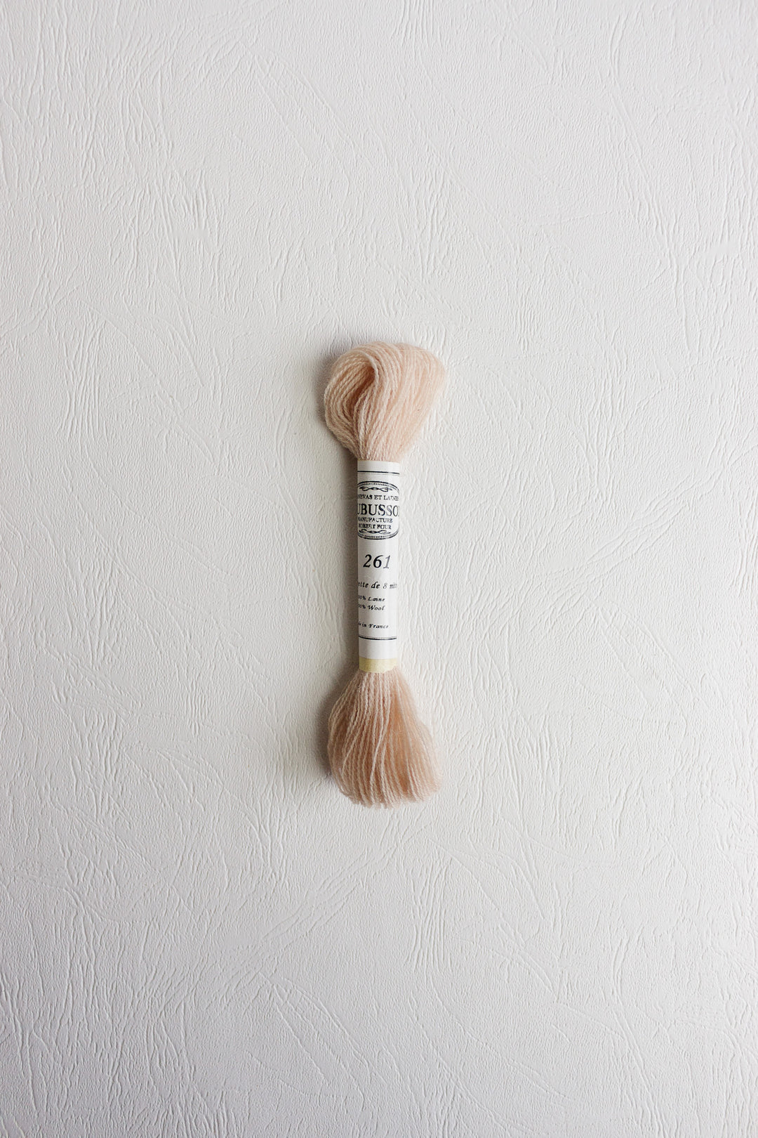 skeins of 100% wool embroidery thread by Robert Four France