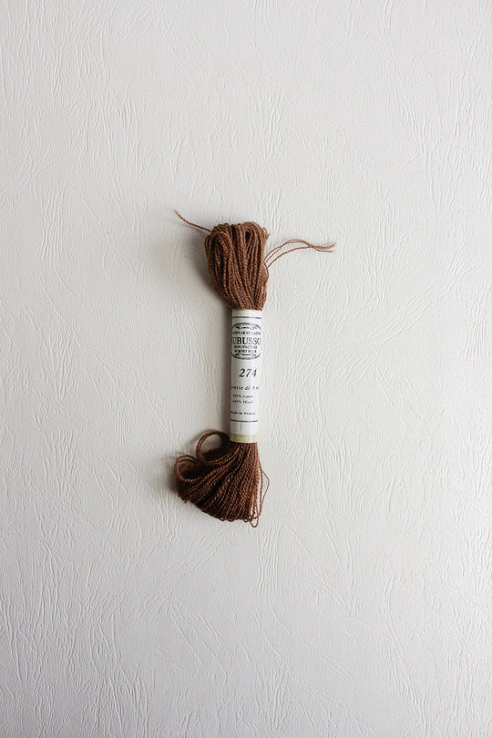 skeins of 100% wool embroidery thread by Robert Four France