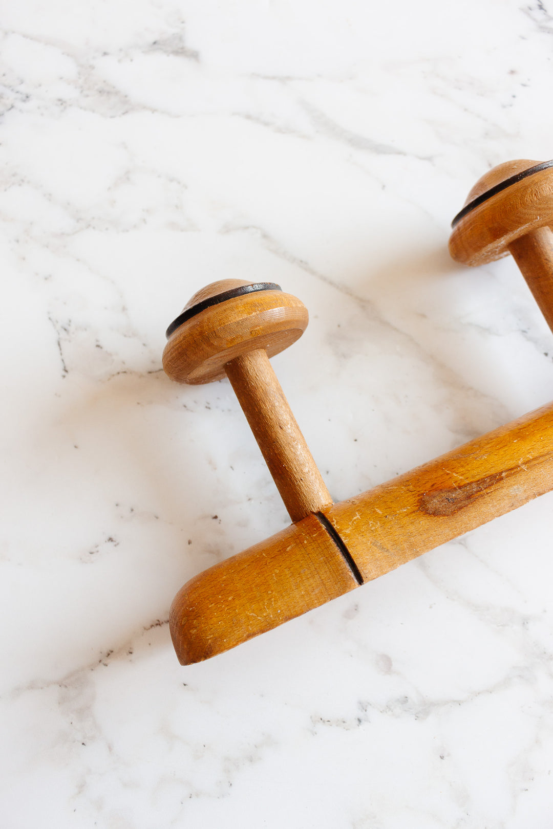 1930s french faux bamboo patère