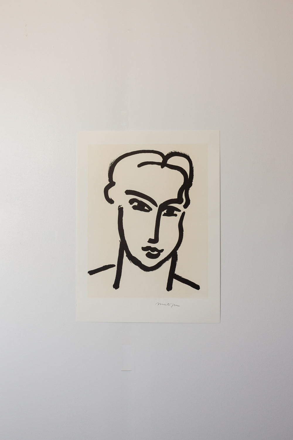 vintage Matisse print, “Grande Tête De Katia”