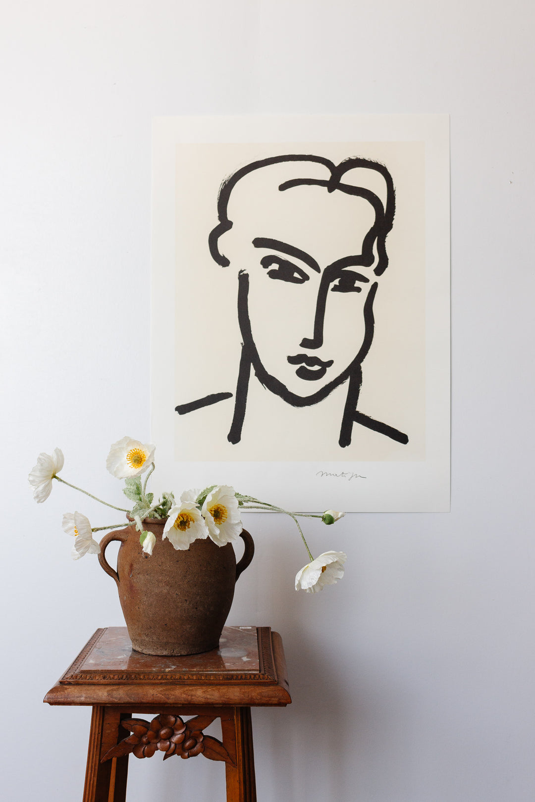 vintage Matisse print, “Grande Tête De Katia”