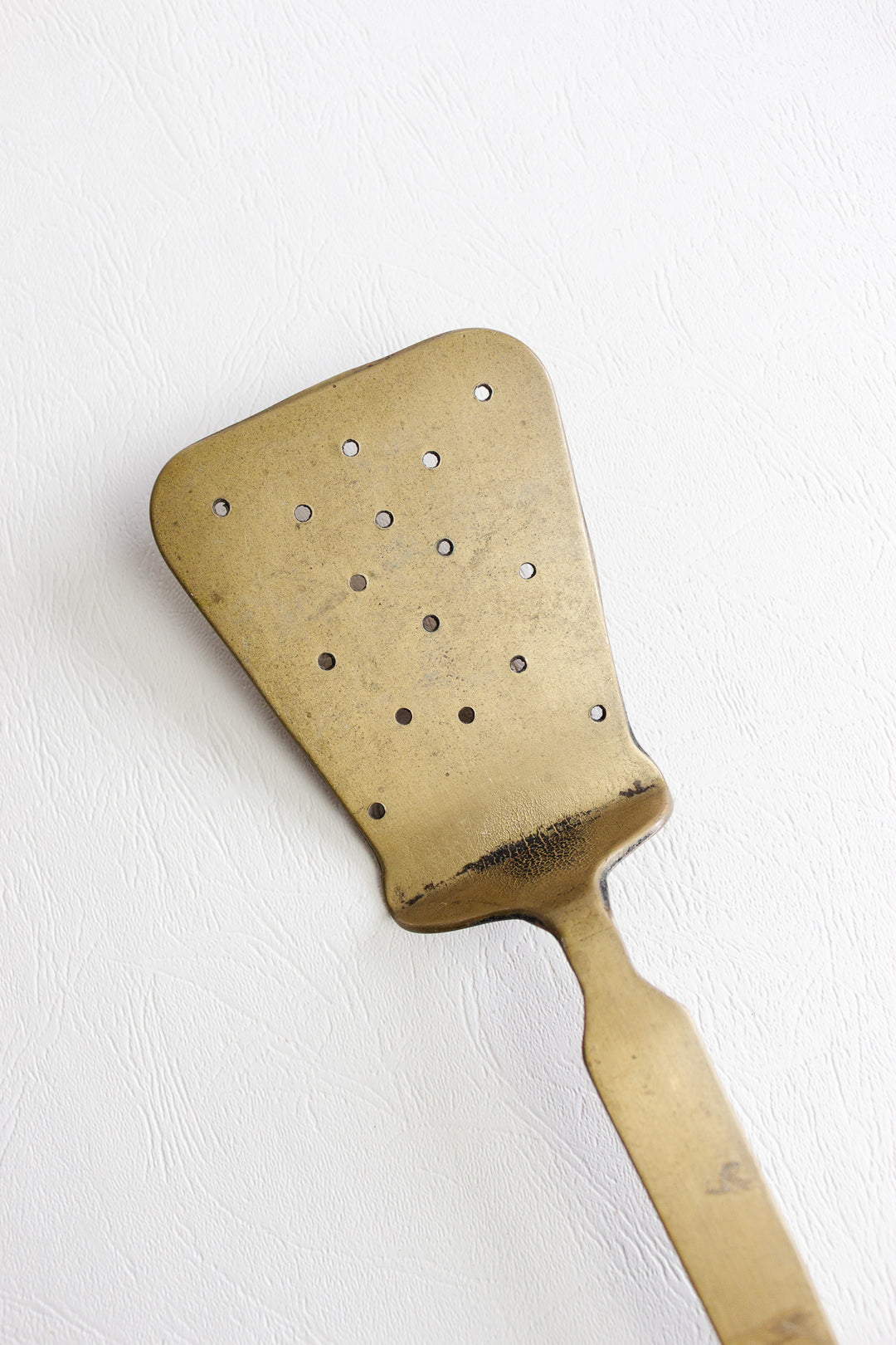 set of 4 vintage french brass utensils