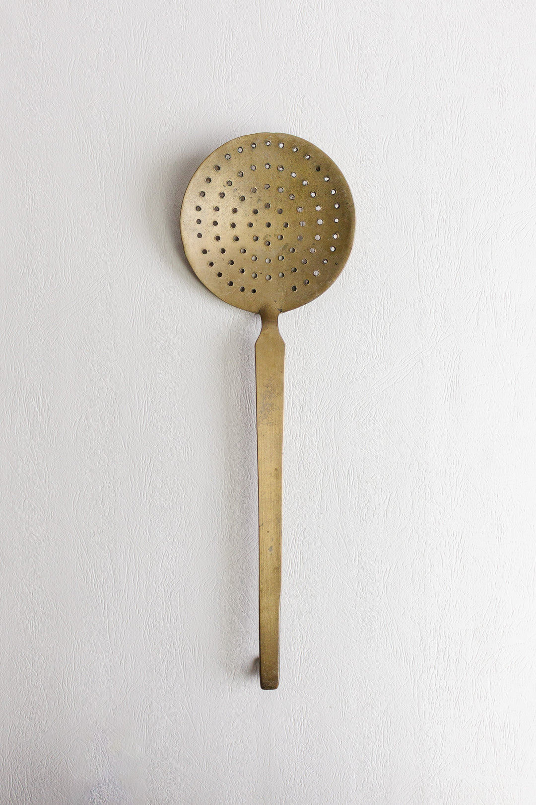 set of 4 vintage french brass utensils
