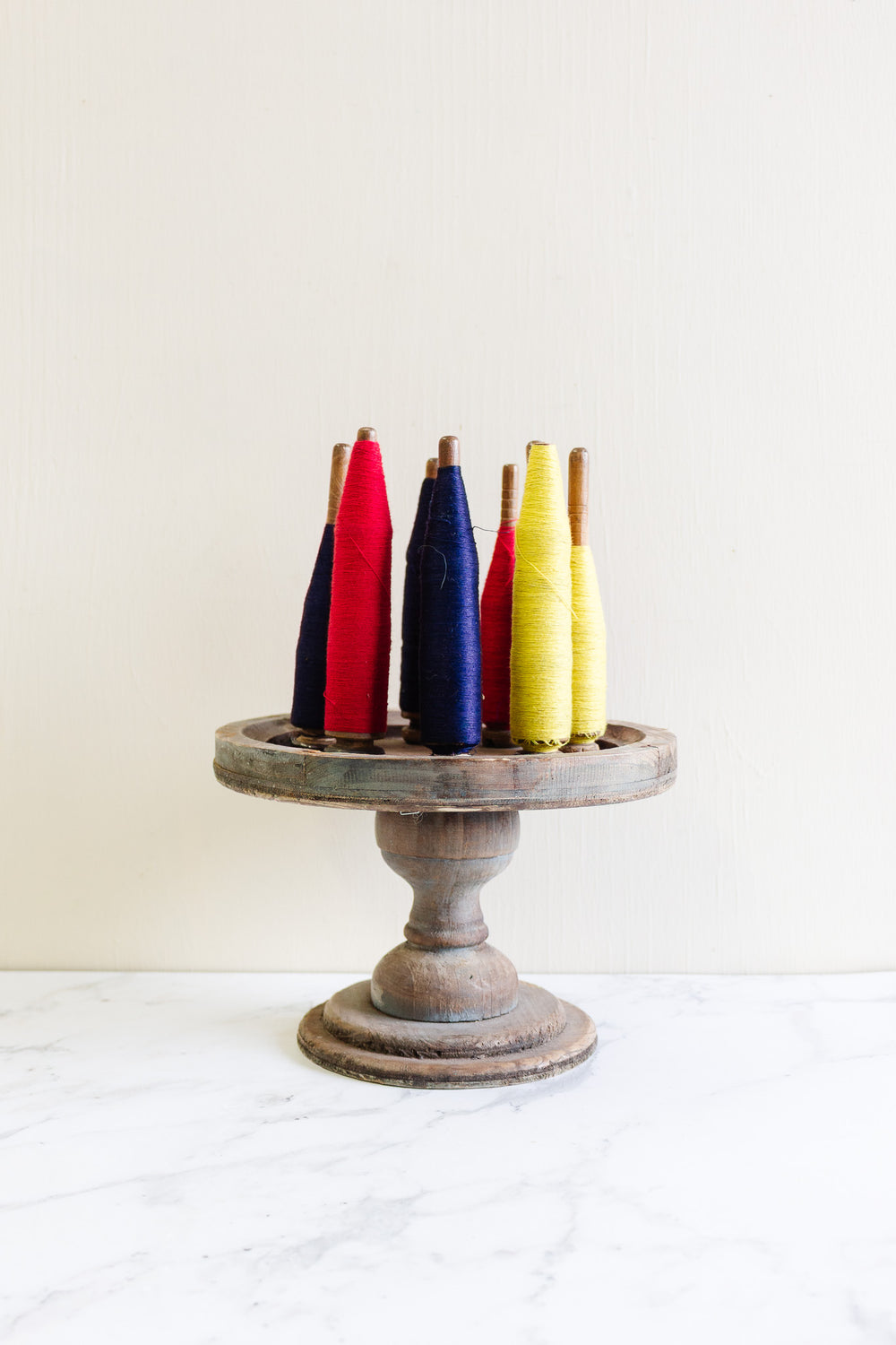 antique french primitive "porte-bobines"