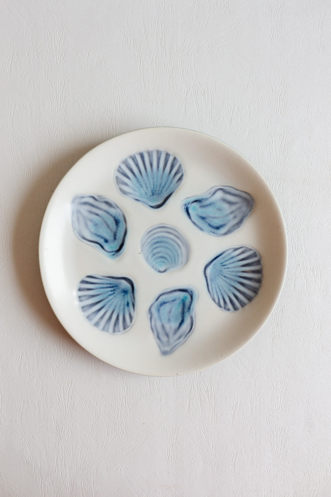 Elchinger, Soufflenheim, Alsace set of 9 oyster plates