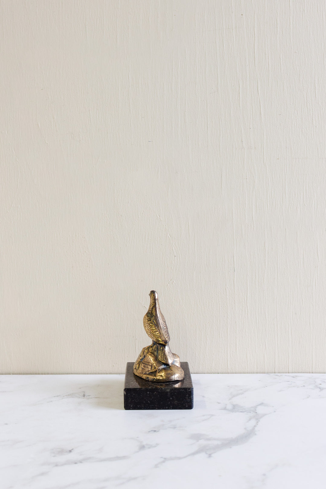 vintage bronze commemorative carrier pigeon statue – fort de vaux