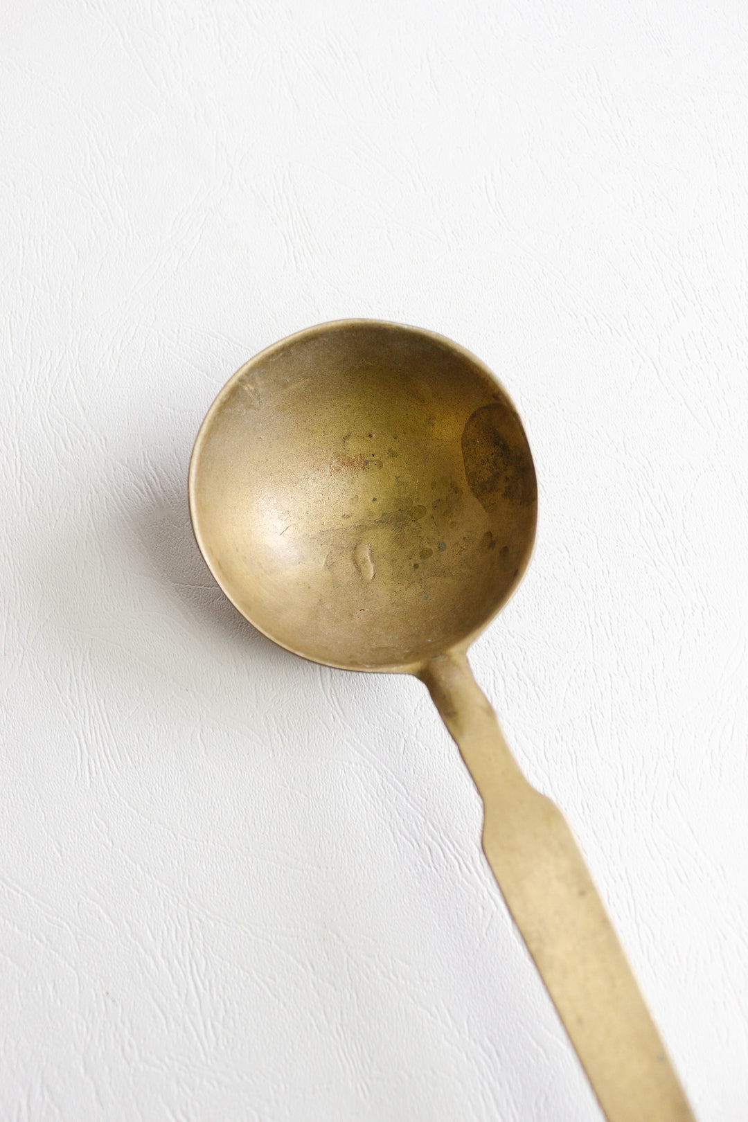 set of 4 vintage french brass utensils