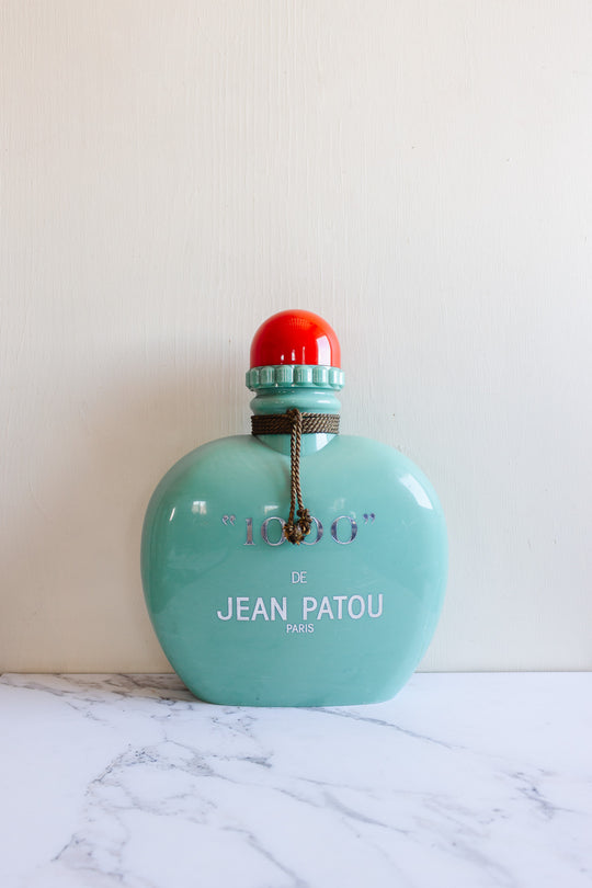 rare extra large 1970s French Jean Patou “1000” parfumerie display bottle