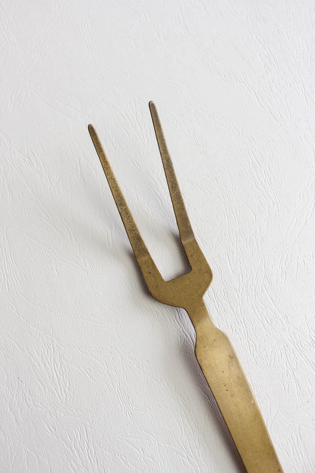 set of 4 vintage french brass utensils