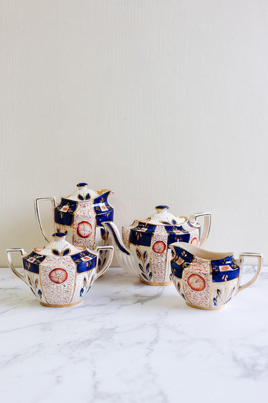 vintage sudlow’s burslem porcelain tea set