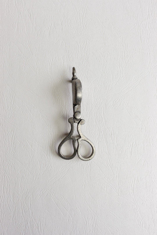 antique french scissor candle snuffer