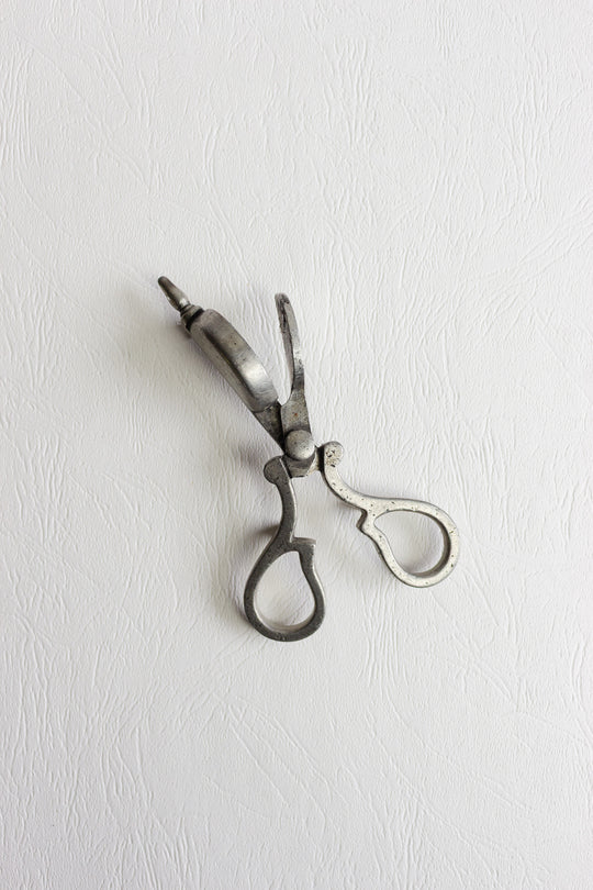 antique french scissor candle snuffer