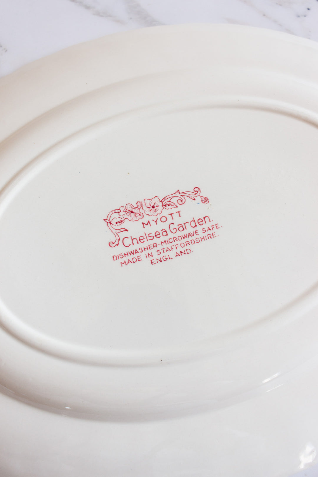 midcentury myott chelsea garden platter