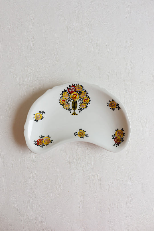 set of 5 Limoges 1950s raviers