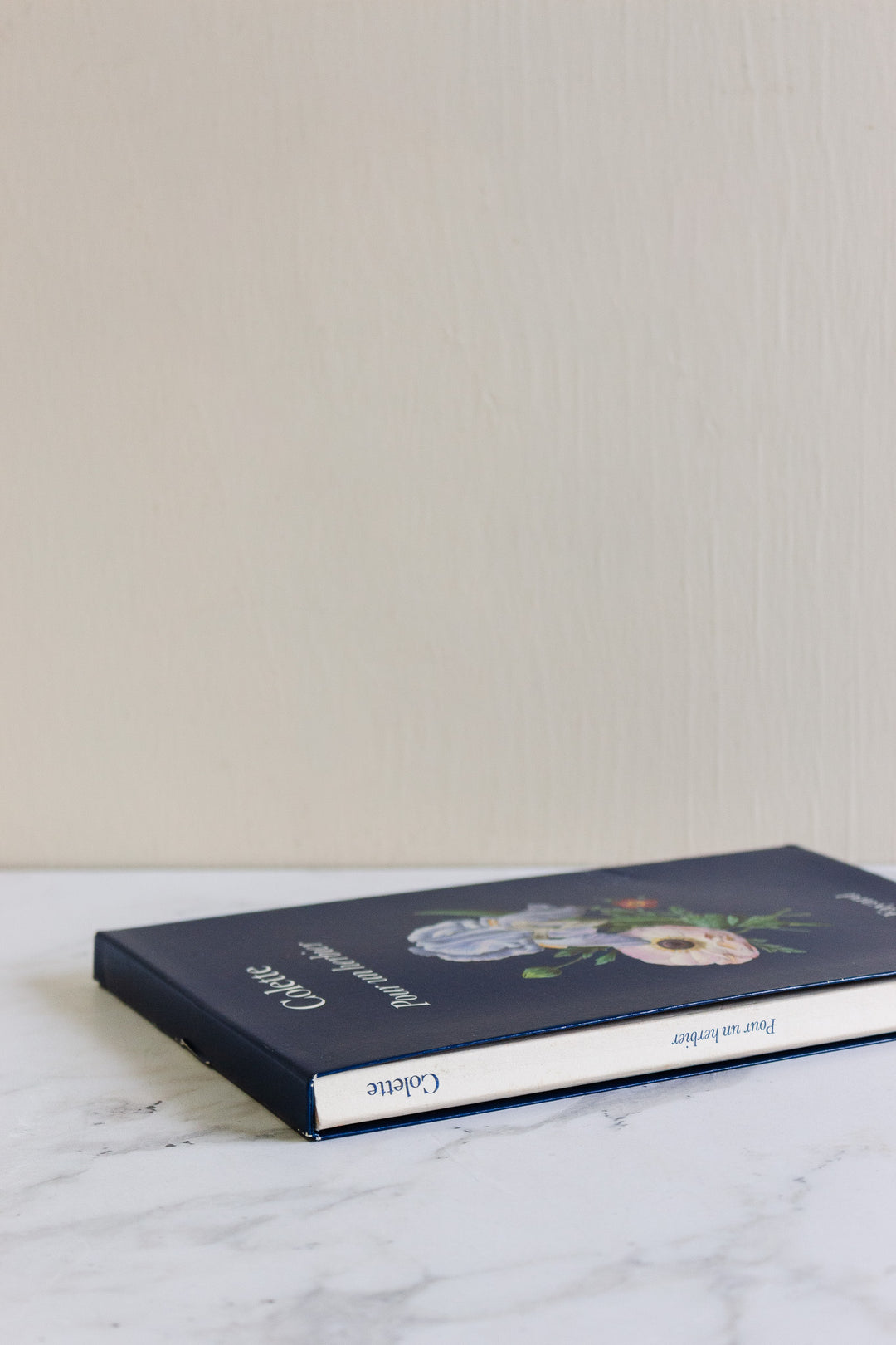 vintage french "pour un herbier" book by colette
