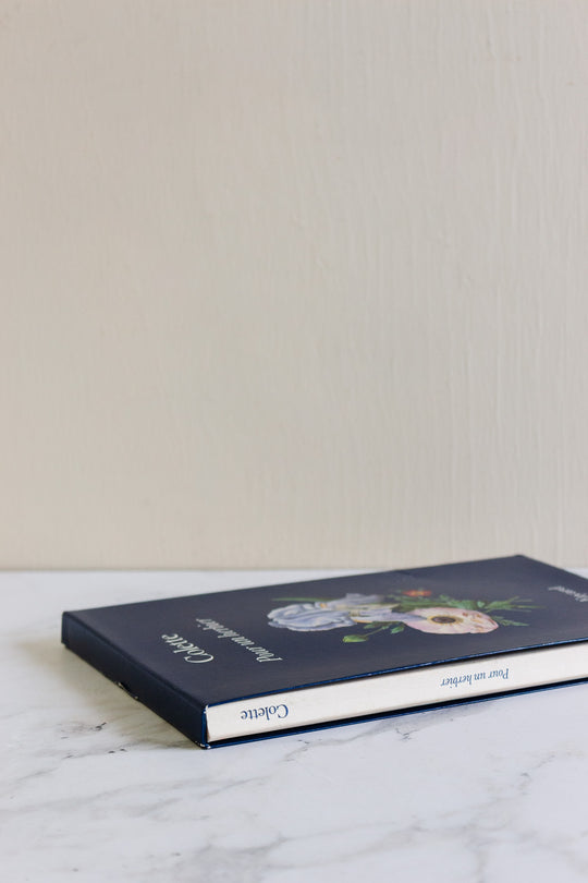 vintage french "pour un herbier" book by colette