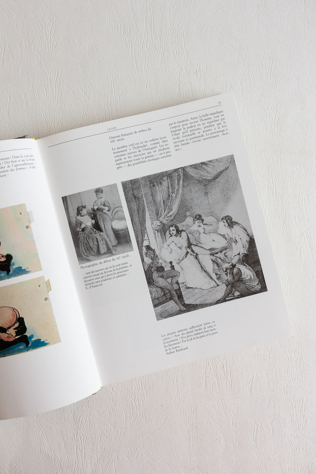 "les cinq sens d'eros" vintage french book