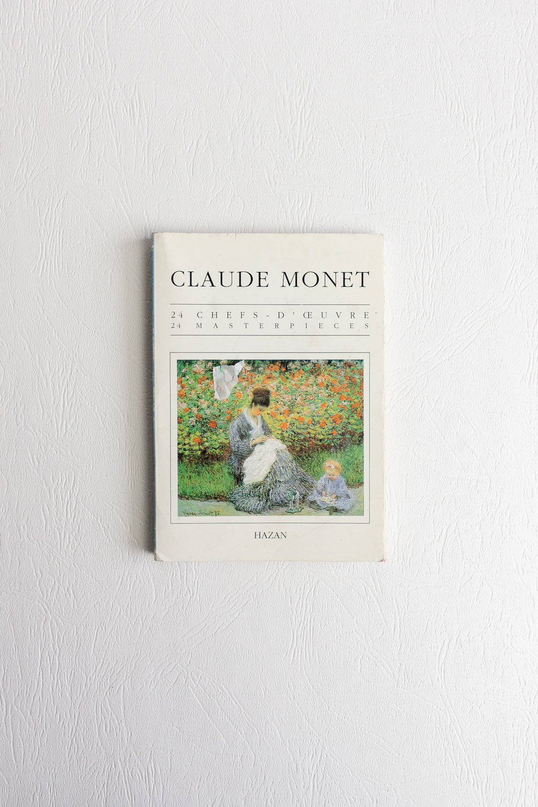 vintage monet postcard book