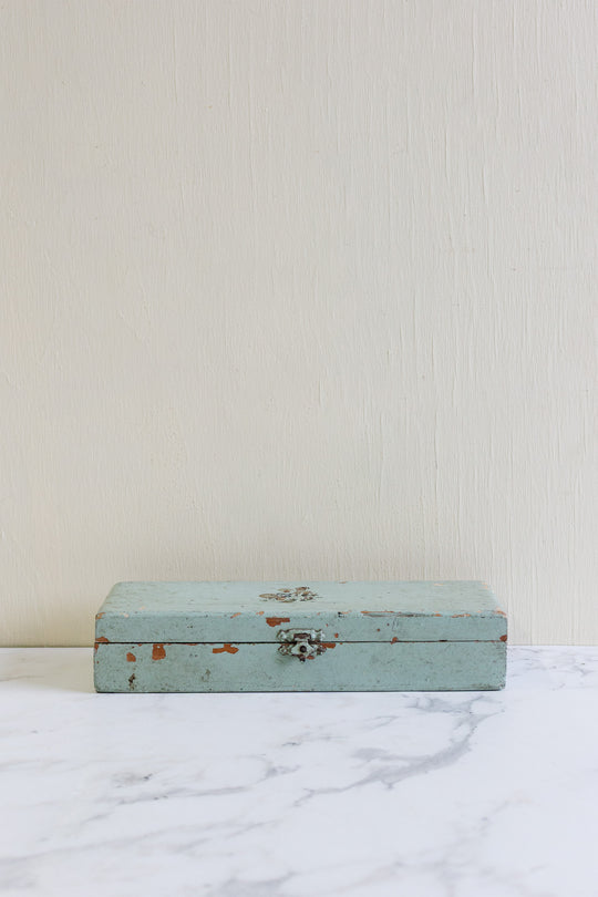 1930s french wooden pencil case