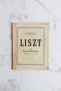 liszt: 2 concert studies, augener’s edition