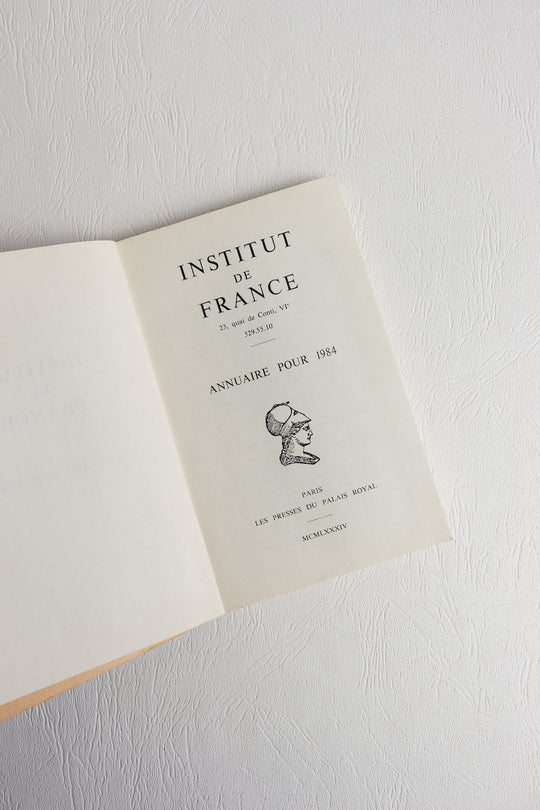 Institut de France: annuaire pour 1984